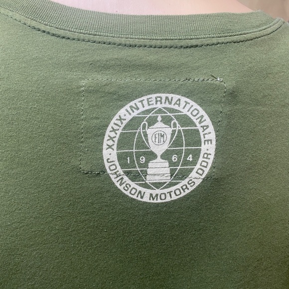 Steve McQueen Johnson Motors green t-shirt size XL - Picture 12 of 12